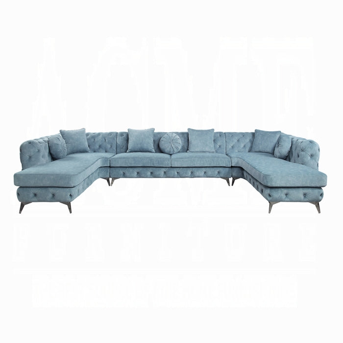 Zerah Sectional Sofa W/7 Pillows