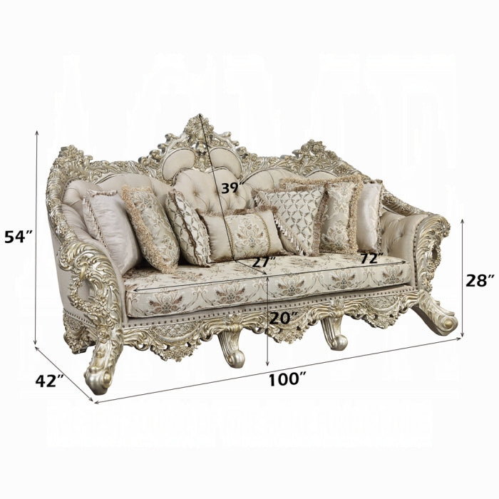 Danae Sofa W/7 Pillows