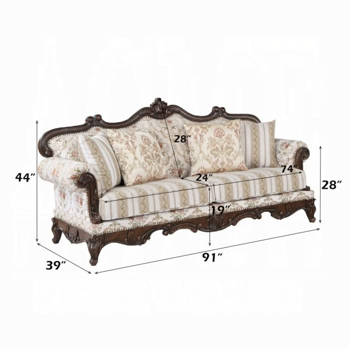 Nayla Sofa W/4 Pillows
