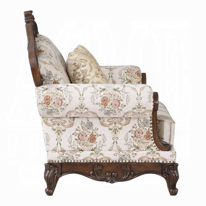 Sofá de dos plazas Nayla con 3 almohadas