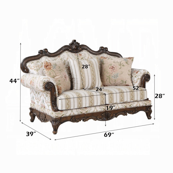 Nayla Loveseat W/3 Pillows