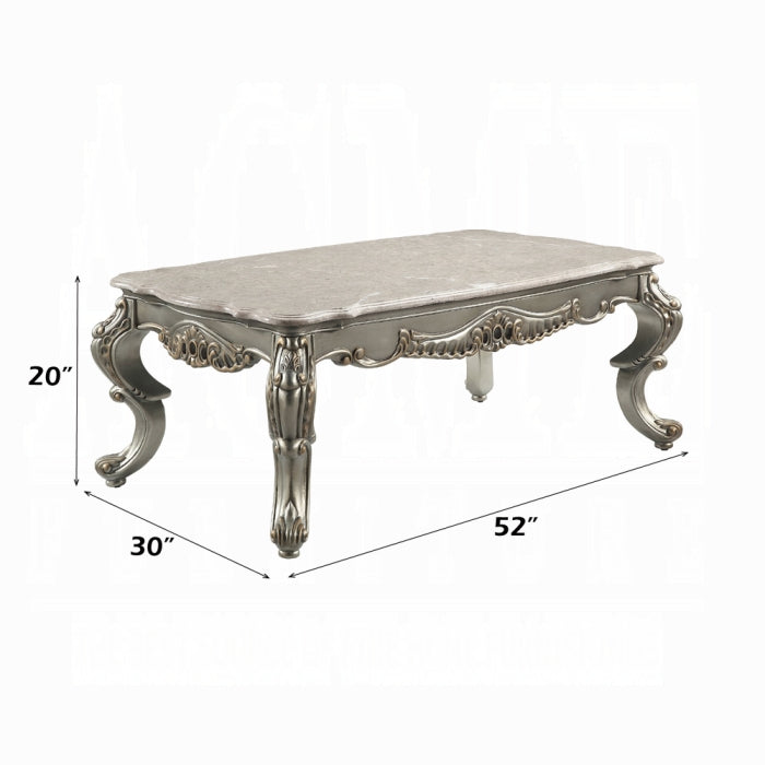 Miliani Coffee Table W/Marble Top
