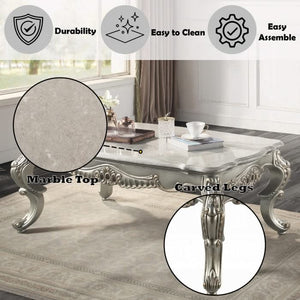 Miliani Coffee Table W/Marble Top