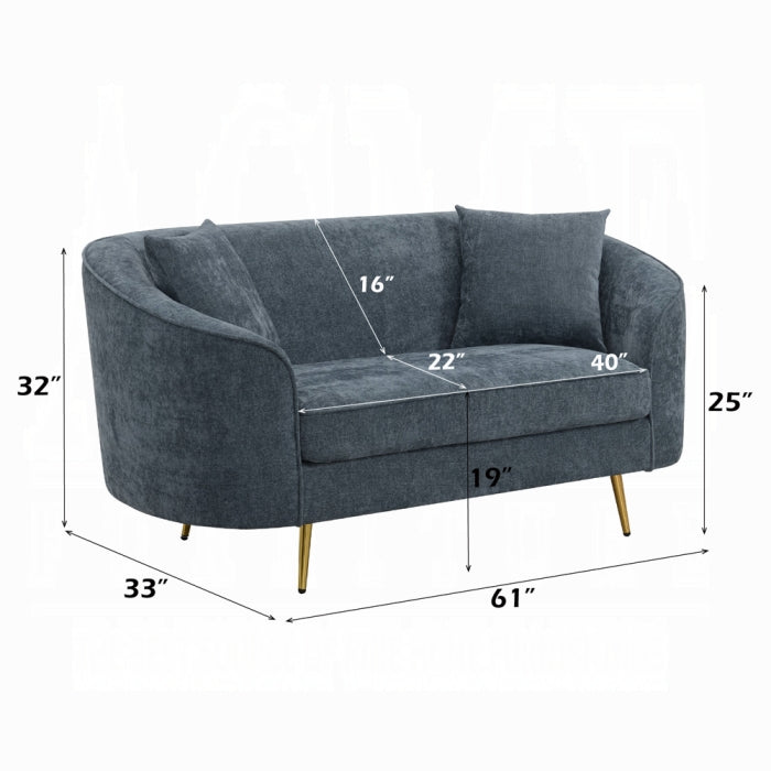 Nakendra Loveseat W/2 Pillows