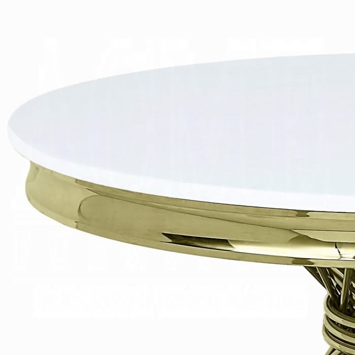 Mesa de centro Fallon con cubierta de piedra artificial 