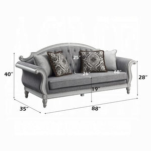 Florian Sofa W/4 Pillows