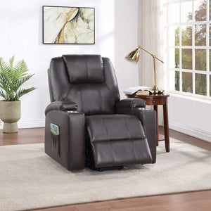 Sillón reclinable con elevación eléctrica y masaje