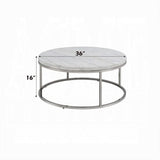 Zaidee COFFEE TABLE W/MARBLE