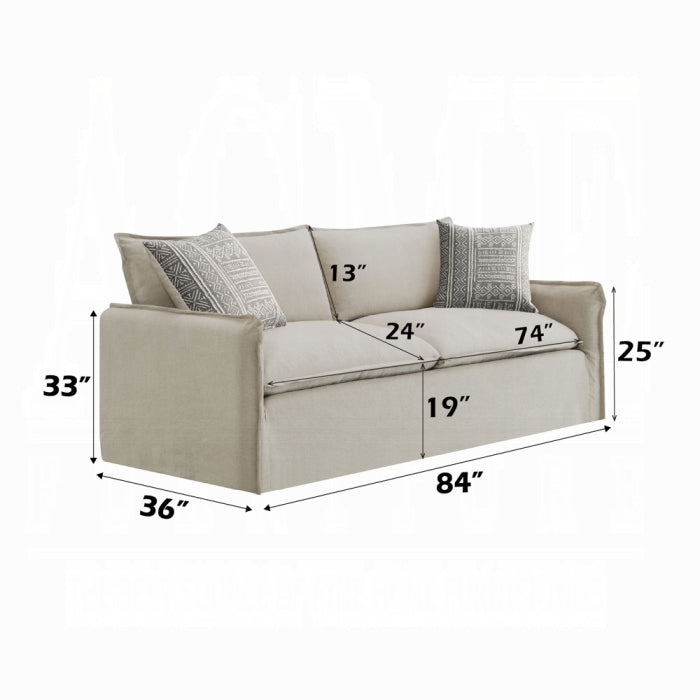 Upendo Sofa W/2 Pillows