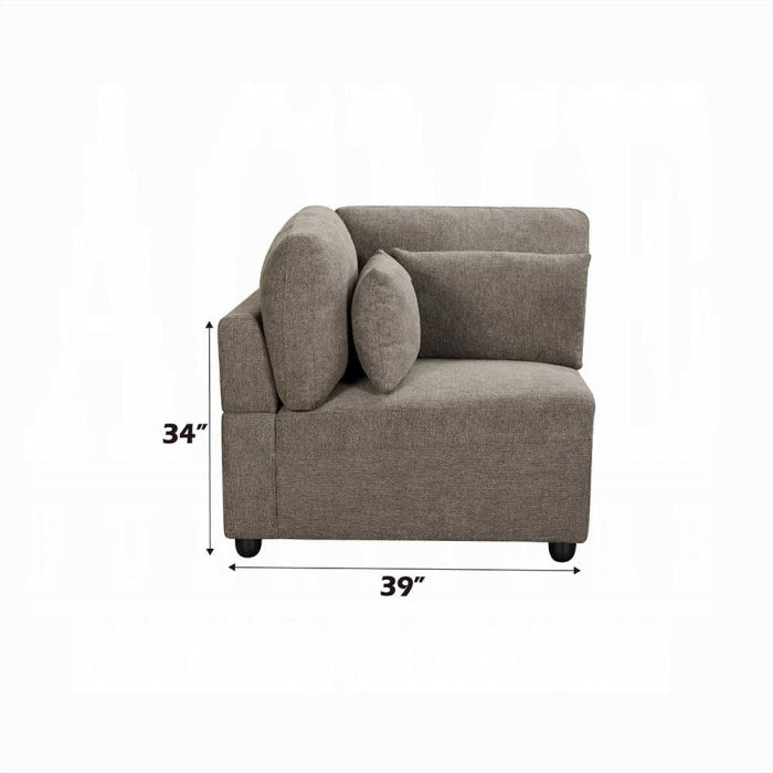 Rylie Modular - Left Facing Chair w/3 Pillows
