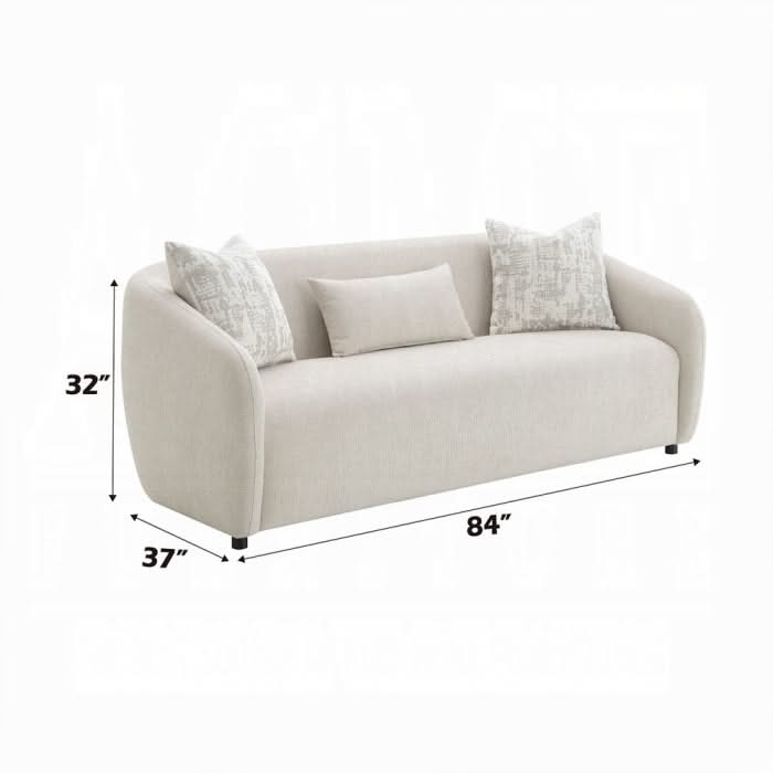 Sofá Etienne con 3 almohadas
