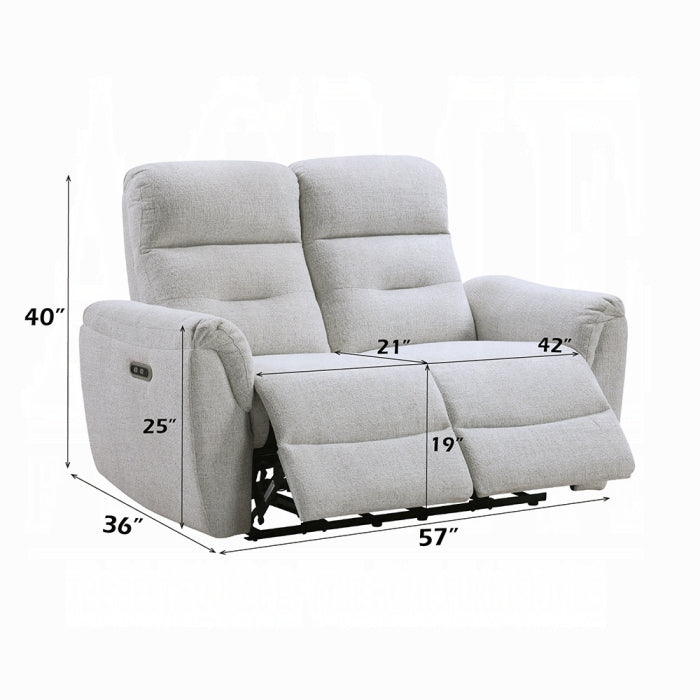 Eastre Power Motion Loveseat  w/USB Port