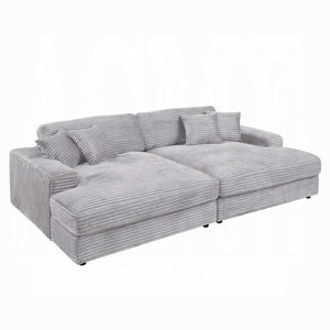 Sofá seccional Hilde con 4 almohadas