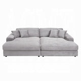 Sofá seccional Hilde con 4 almohadas