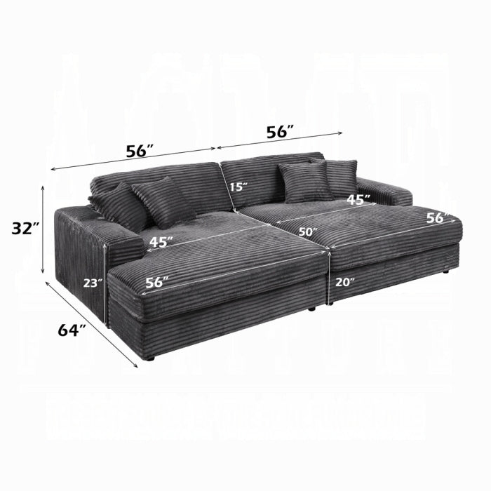 Hilde Chaise w/2 Pillows