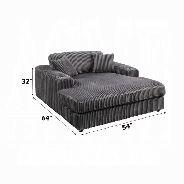 Hilde Chaise w/2 Pillows