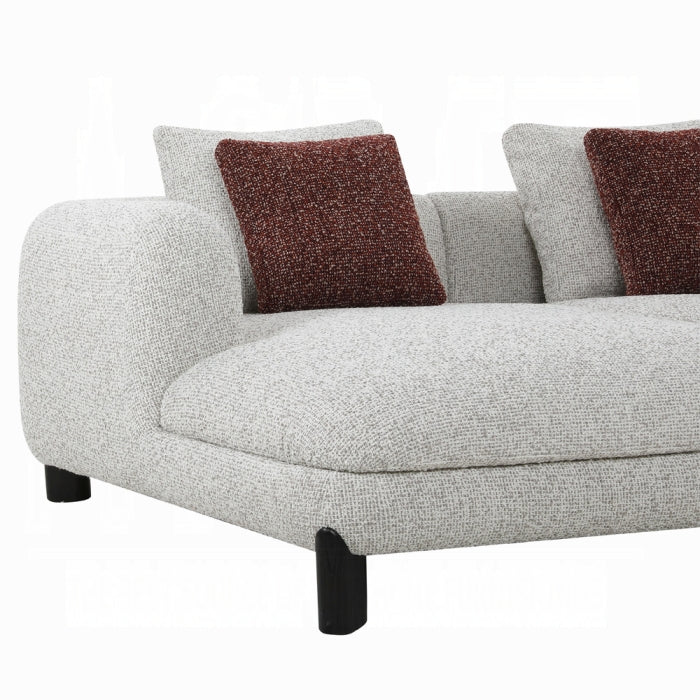 Mardi Sectional Sofa w/6 Pillows