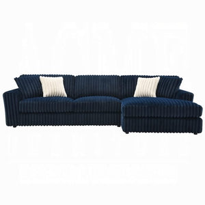 Sofá seccional bretón con 4 almohadas