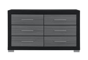 EMMA BLACK/GREY DRESSER