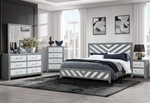 MICAH GREY KING BED