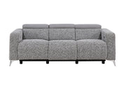 U8521 TAUPE/DARK GREY 36 POWER RECLINING SOFA