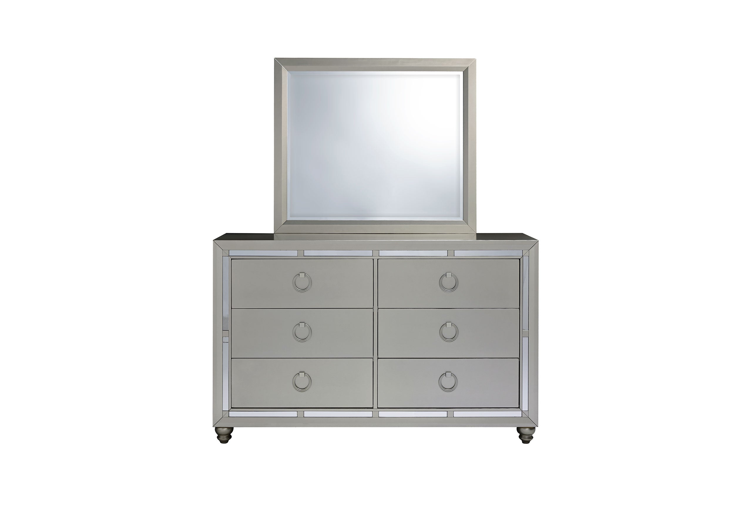 RILEY SILVER MIRROR
