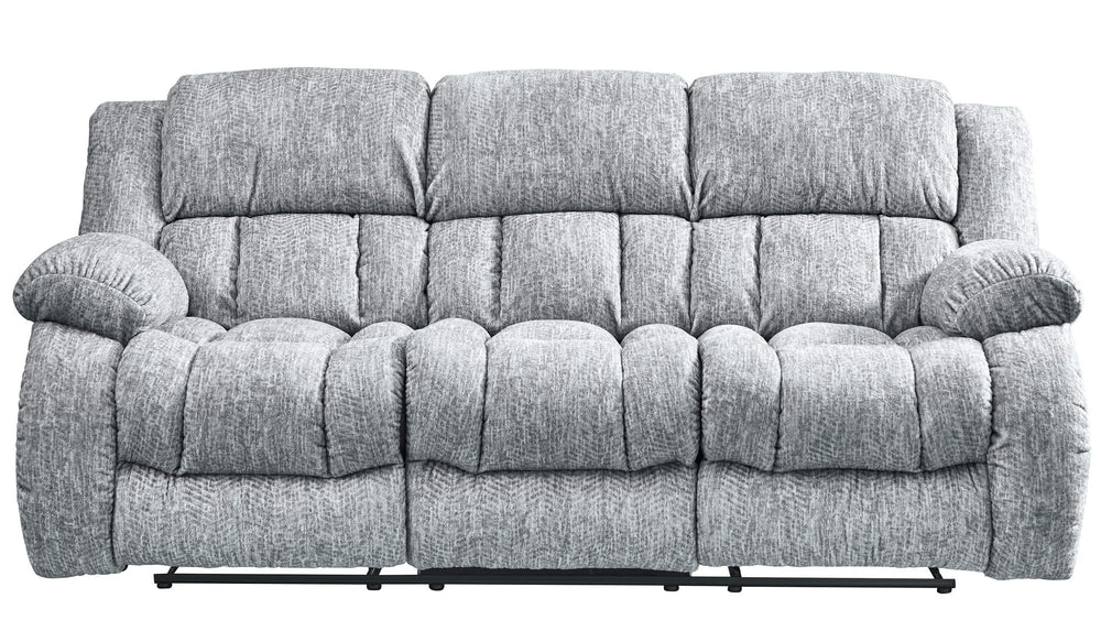 U250 GREY RECLINING SOFA/CONSOLE RECLINING LOVESEAT