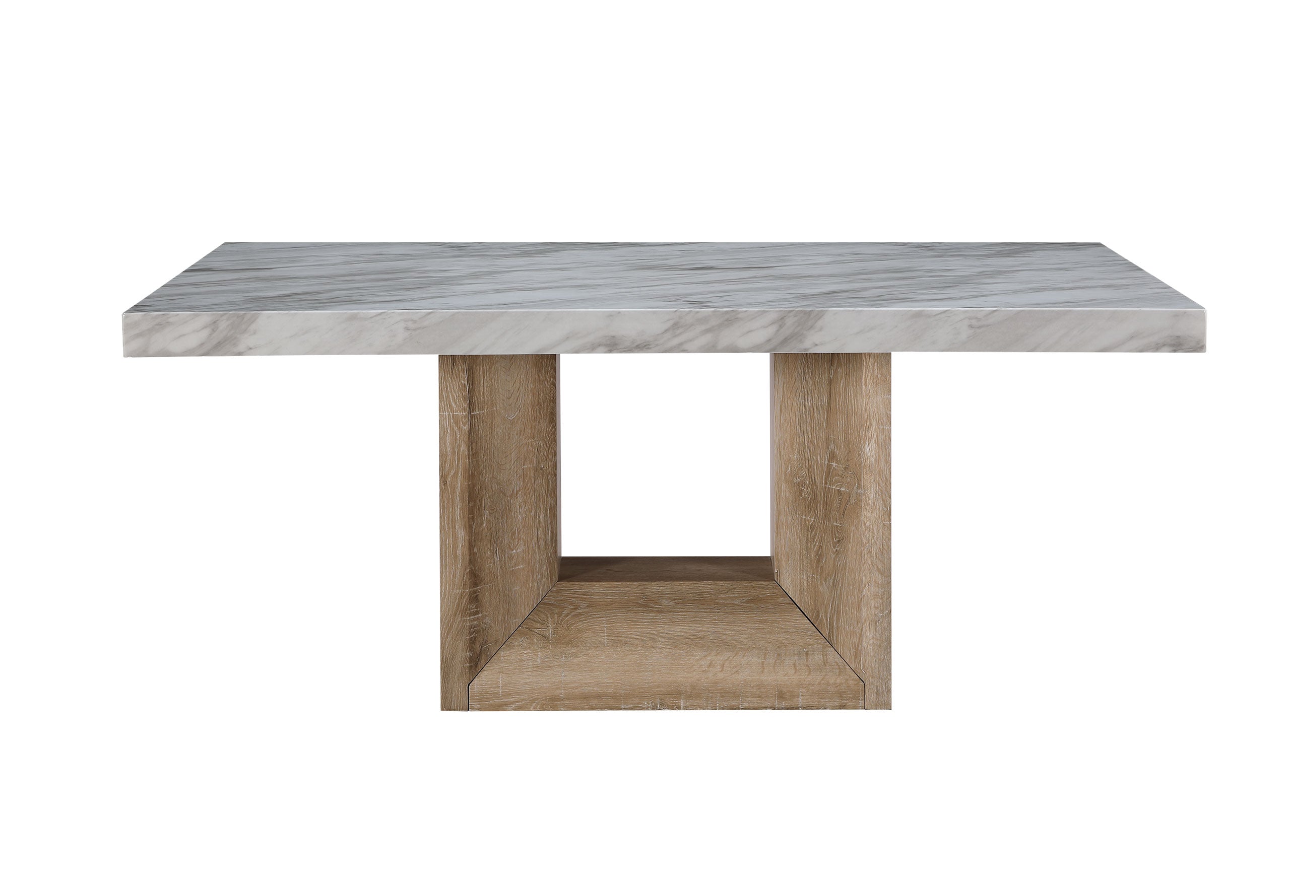 D02 NATURAL DINING TABLE + 4 D8683 DINING CHAIRS