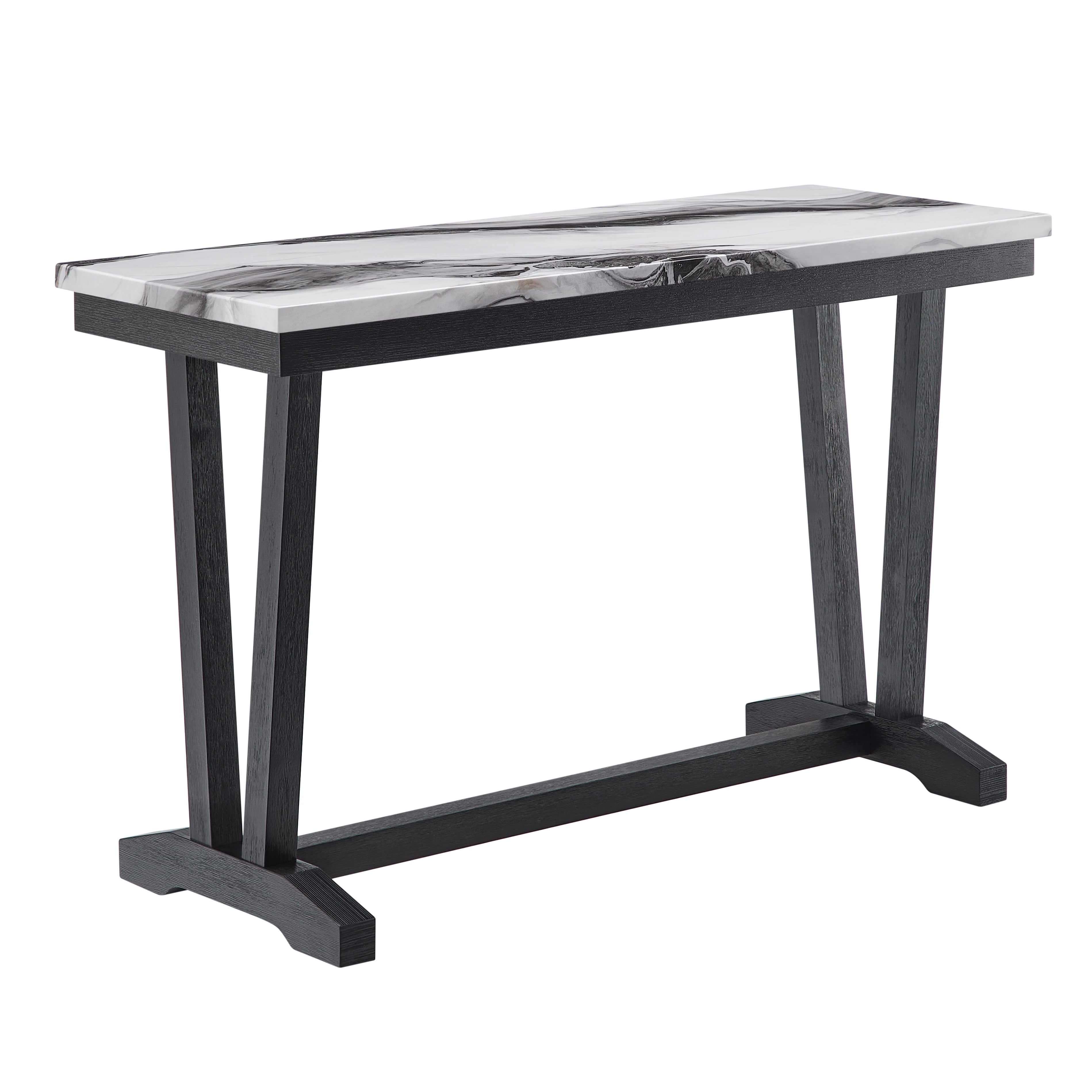 T1319 BLK/WHT CONSOLE TABLE