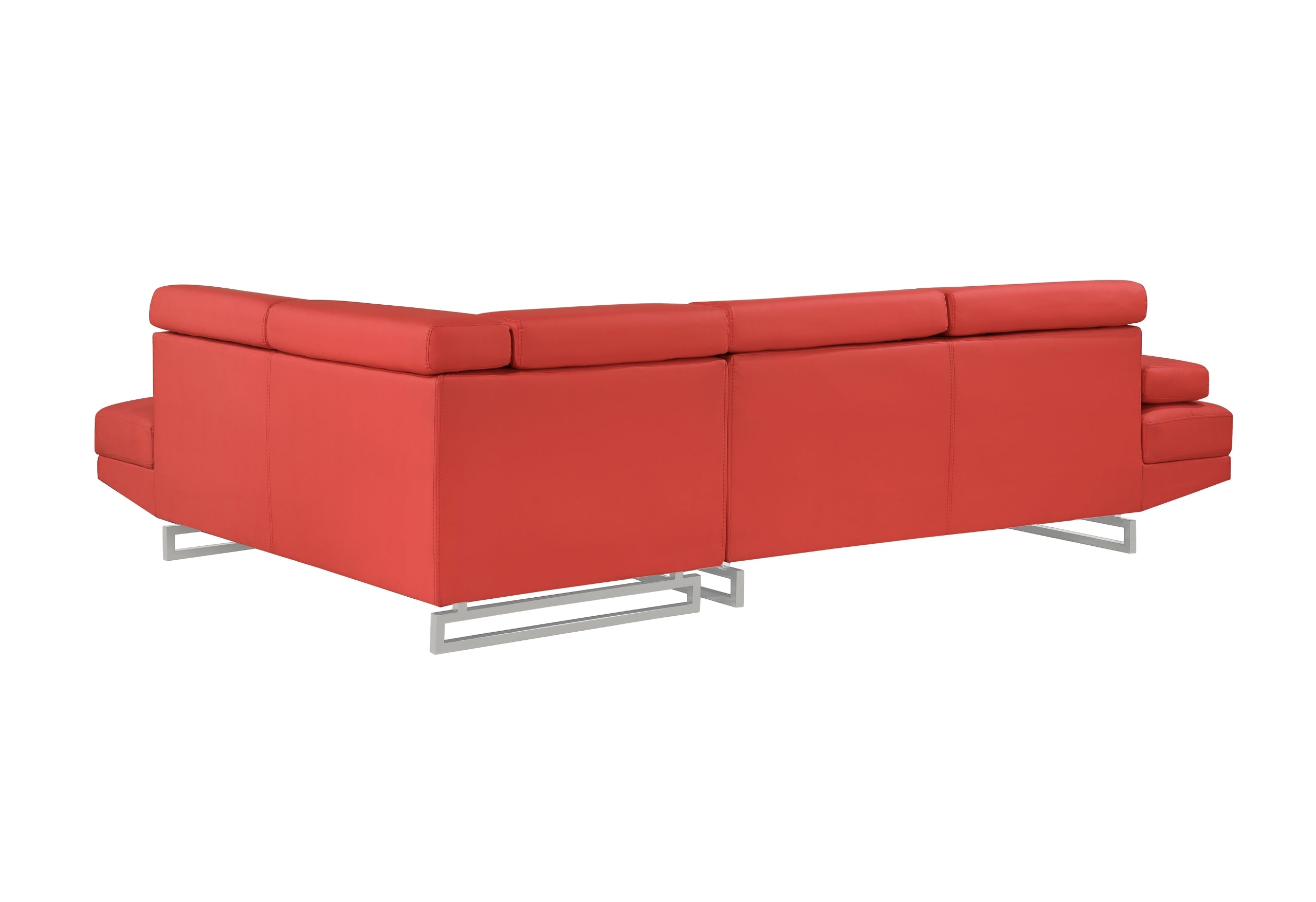 U9784 RED LEFT ARM FACING SECTIONAL