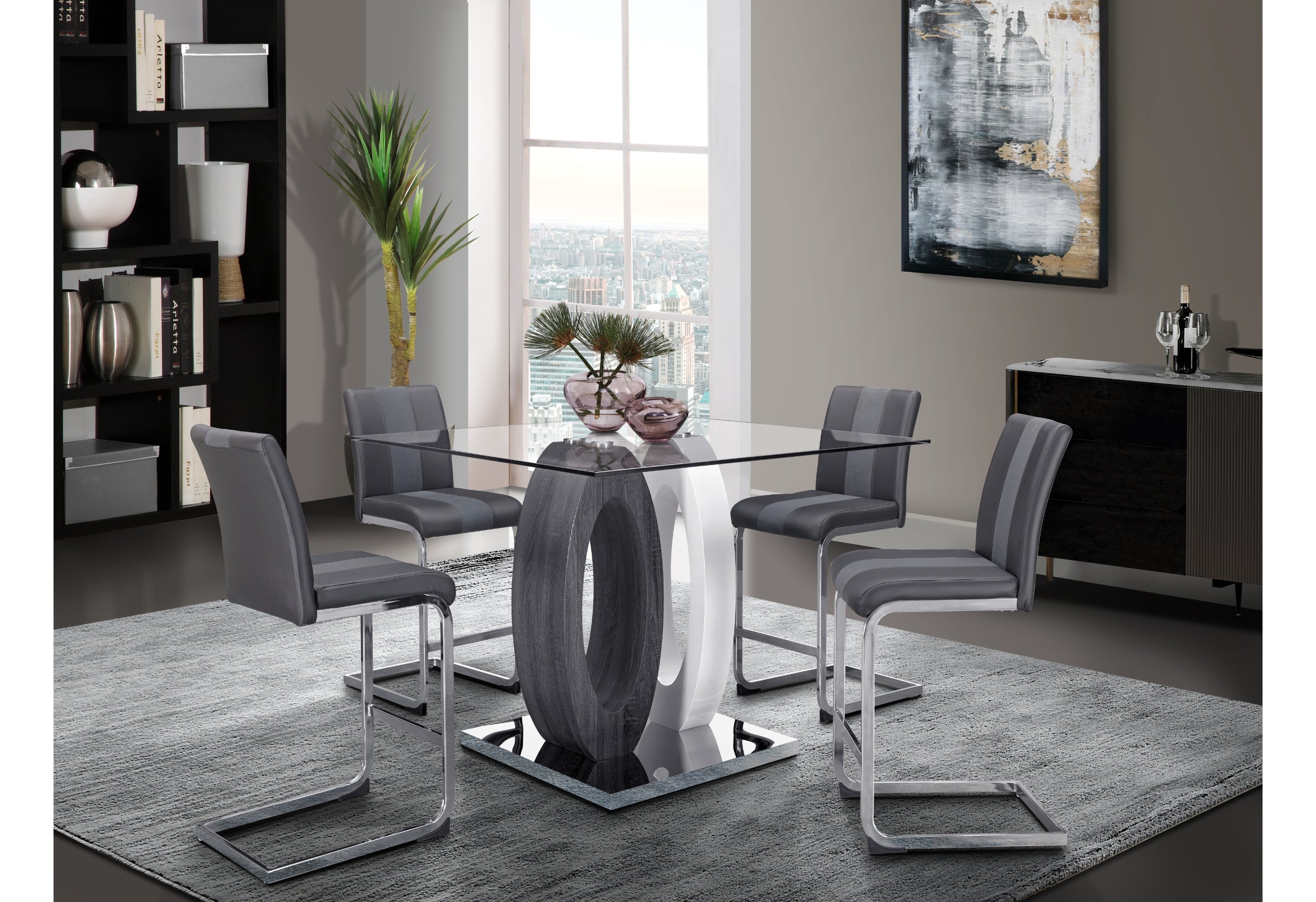 D1628BT-SQUARE + D915BS GREY