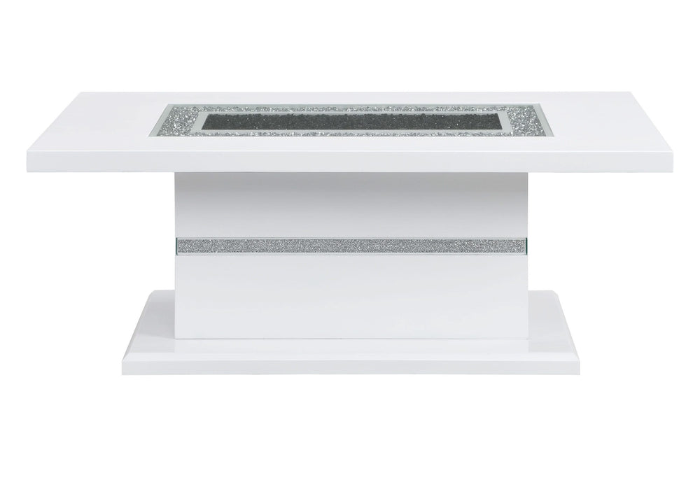 MONACO WHITE COFFEE TABLE