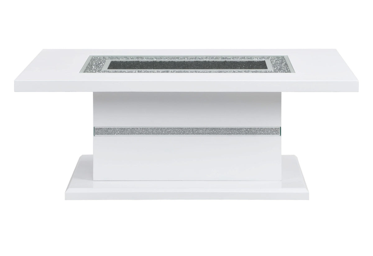 MONACO WHITE COFFEE TABLE
