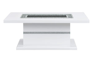 MONACO WHITE COFFEE TABLE