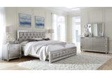 RILEY SILVER KING BED GROUP