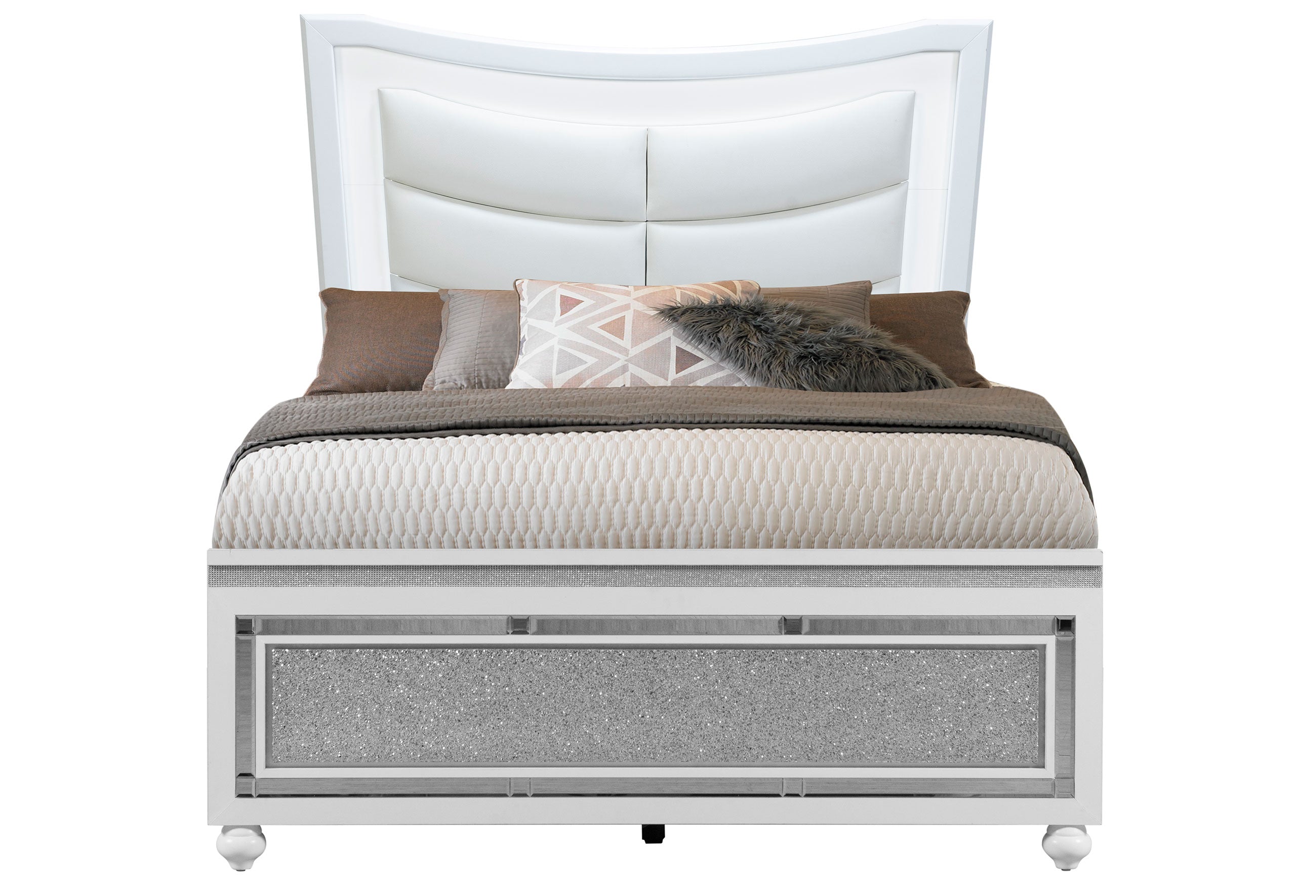 COLLETE WHITE FULL BED GROUP