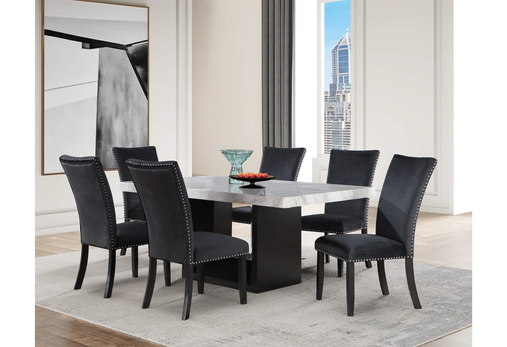 MESA DE COMEDOR D02 + D03DC NEGRO