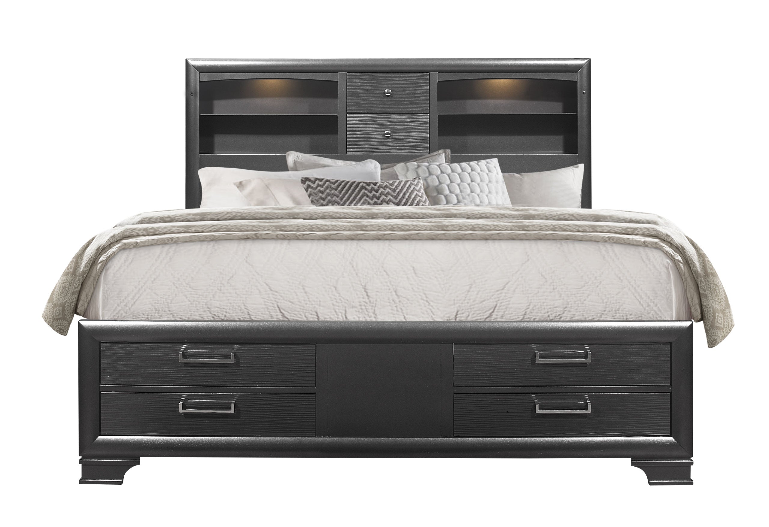 JORDYN GREY KING BED GROUP