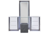 YLIME-SMOOTH WHITE-VANITY SET-N
