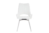 D4878 ASIENTO DE SILLA DE COMEDOR BLANCO