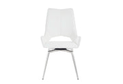 D4878 WHITE DINING CHAIR SEAT