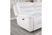 U8522 BLANCHE WHITE RIGHT SIDE POWER CONSOLE REC LS WITH USB