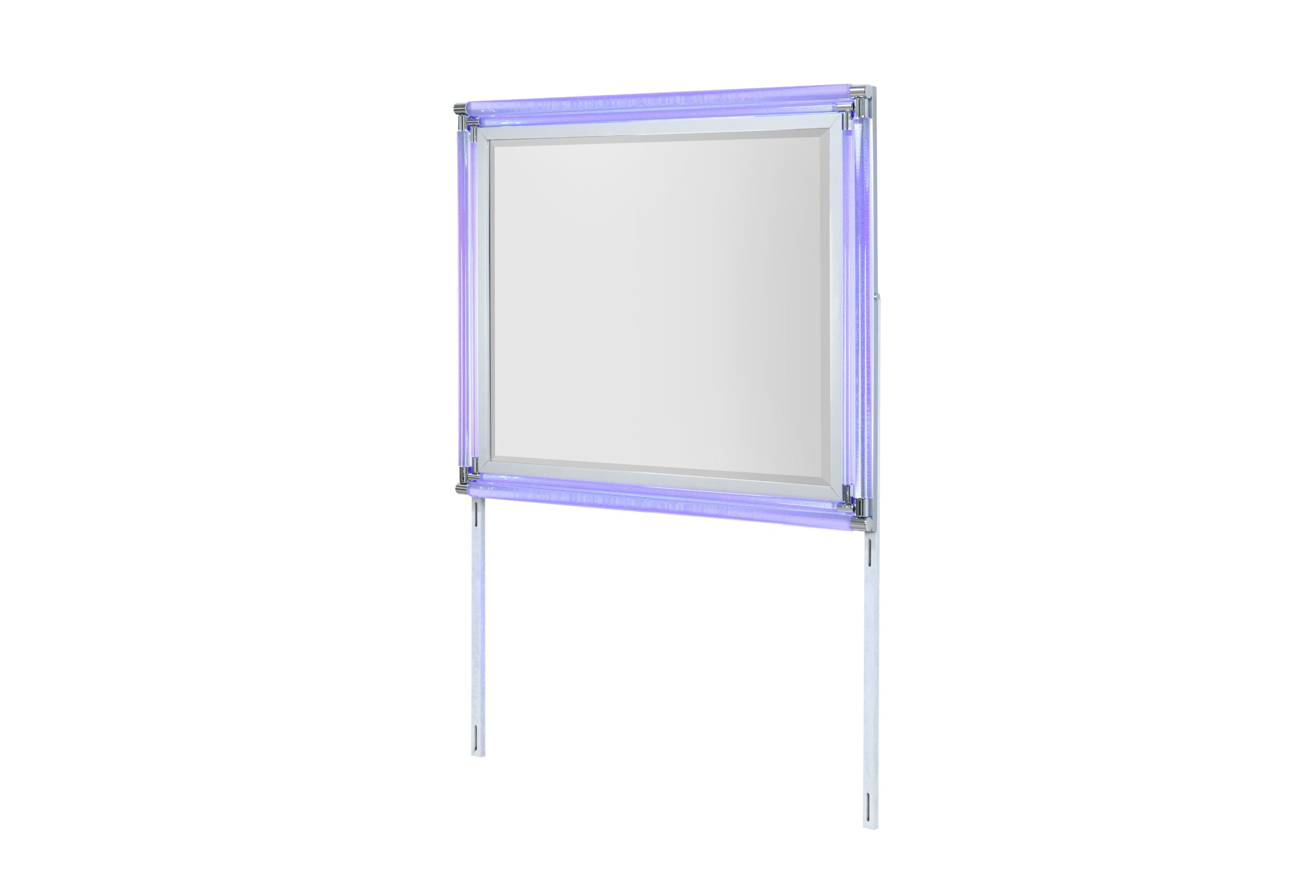 LANDO SILVER MIRROR WITH LED