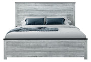 OZARK GREY WASH FULL BED