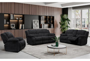U250 EBONY RECLINING SOFA/CONSOLE RECLINING LOVESEAT/GLIDER RECLINER