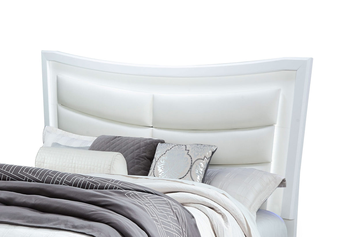 COLLETE WHITE QUEEN BED GROUP