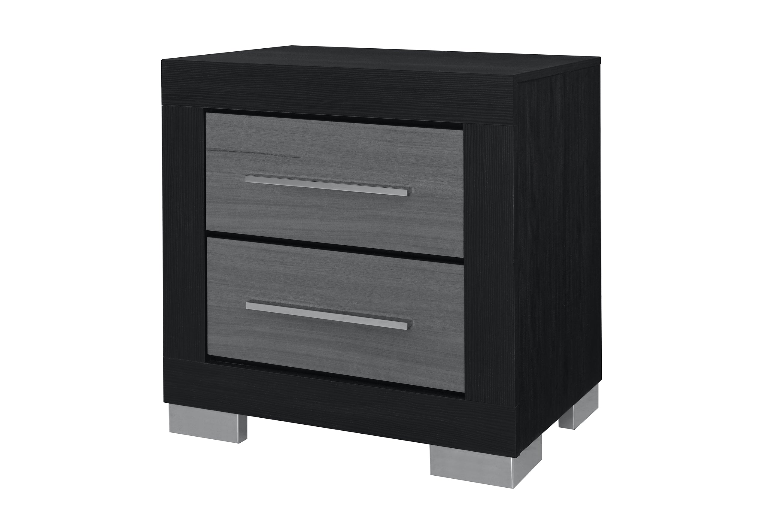 EMMA BLACK/GREY NIGHTSTAND