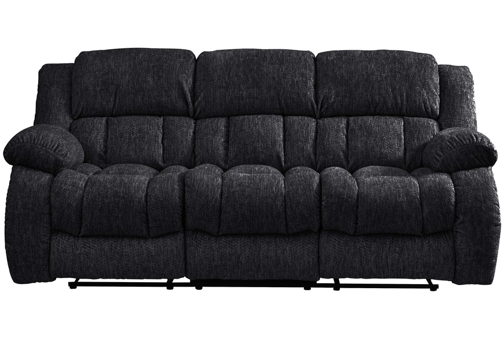 U250 EBONY RECLINING SOFA/CONSOLE RECLINING LOVESEAT