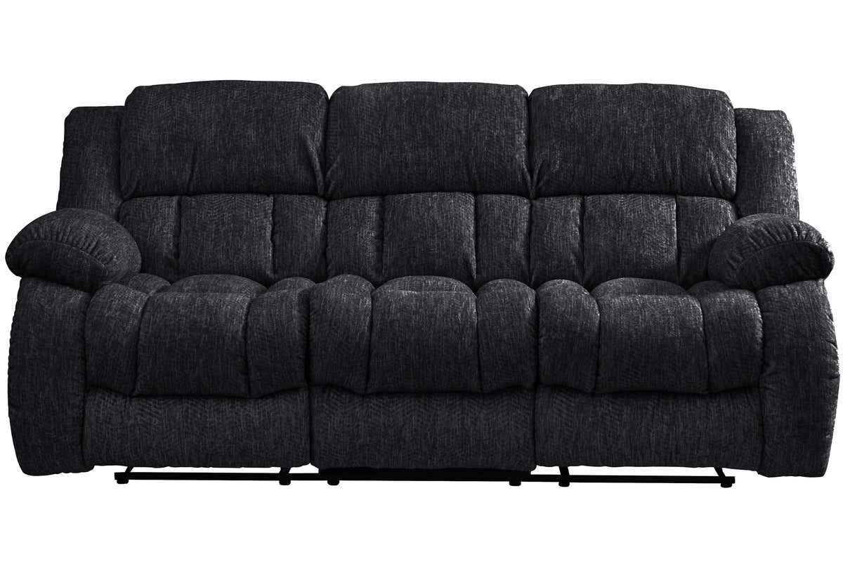 U250 EBONY RECLINING SOFA/CONSOLE RECLINING LOVESEAT