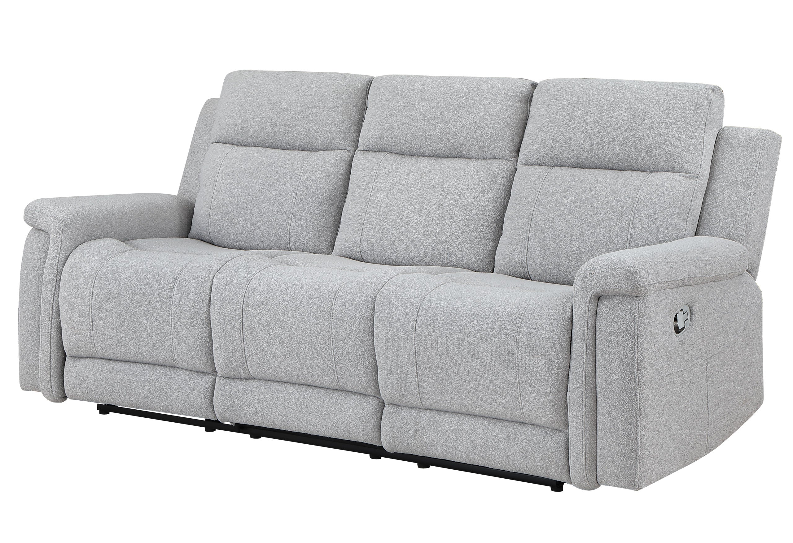 U1797 GREY RECLINING SOFA